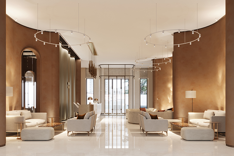 Средоточием жизни внутри «Зари» станет общее для всего комплекса гранд-лобби, и это, кажется, первое такое решение в Казани