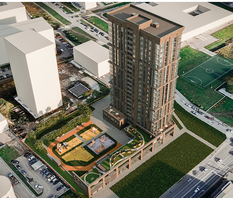 Две трети территории, или 2,8 тыс. «квадратов», займет приватный двор — места достаточно, чтобы с комфортом проводить время на воздухе