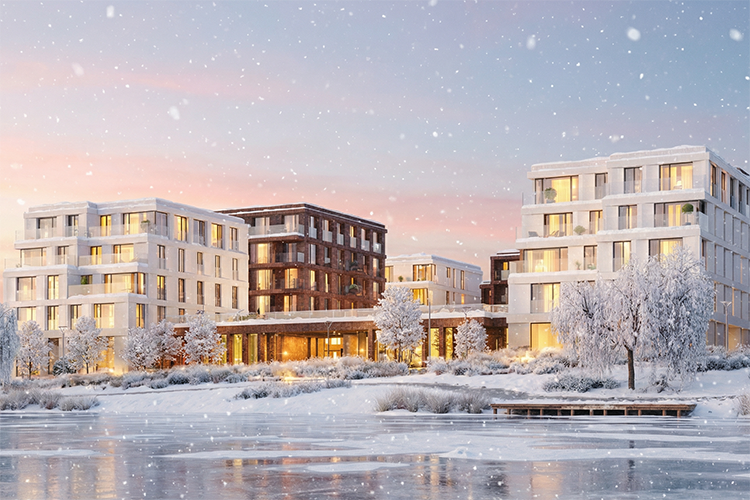 Главная особенность ЖК Promenade, которая серьезно выделяет его на фоне других казанских проектов, — наличие большого внутреннего парка, полностью приватного