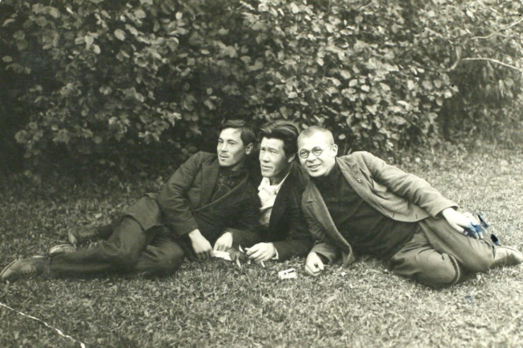 Муса Джалиль, Хасан Туфан, Габдулхай Хабиб. Дом творчества «Малеевка», 1931 год