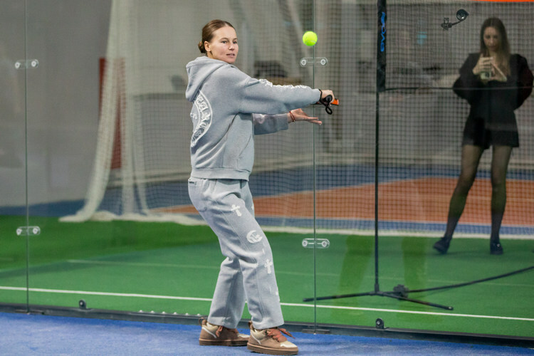 Кудерметова впервые попробовала падел