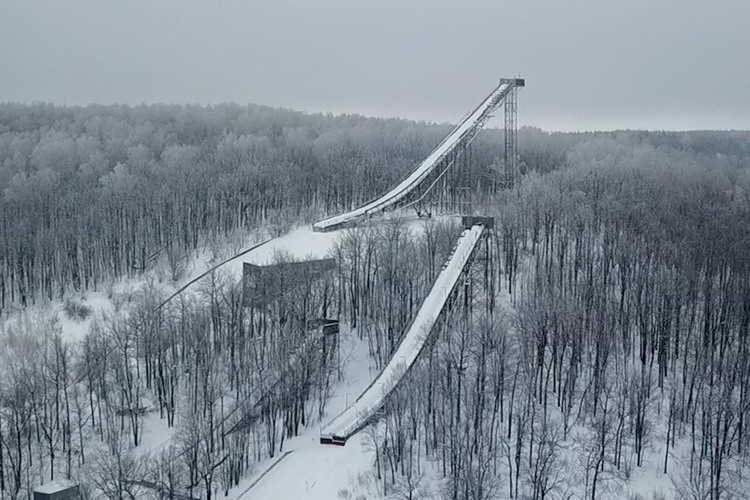 Трамплины в Лениногорске