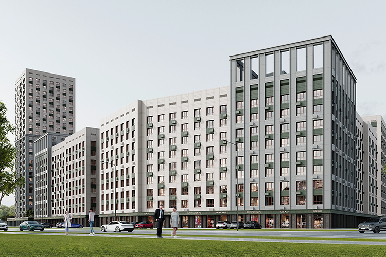 «Нижнекамск &mdash; это опорный город республики, который долгое время сталкивался с недостатком нового предложения на рынке» (на фото рендер ЖК «Калина»)