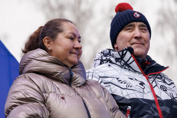 Елена Вяльбе с Ильшатом Фардиевым