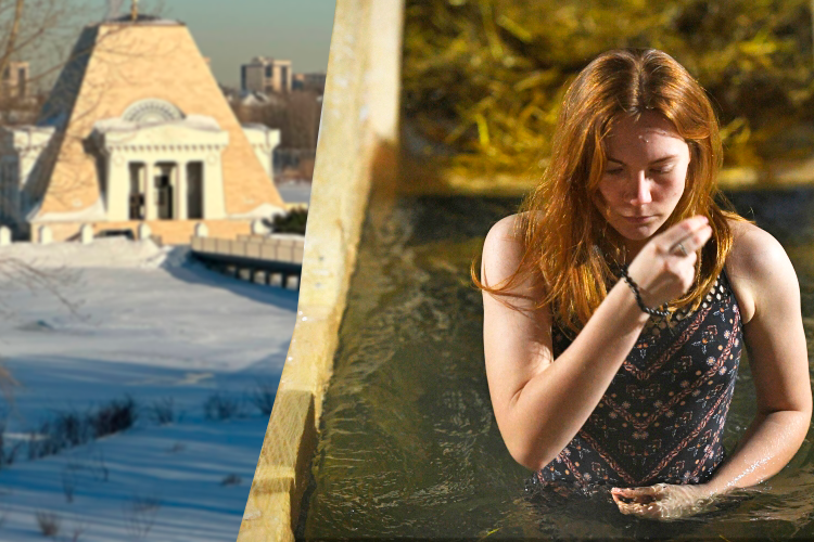 У Кировской дамбы режут главную купель Казани, на въезде в Раифу ставят «кресты», но морозы уже уйдут