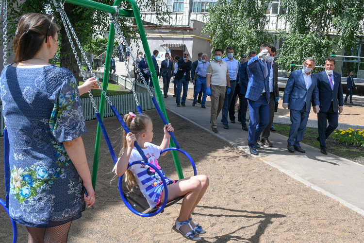 Программа благоустройства «Наш двор» в республике стартовала в 2020 году по решению раиса Татарстана