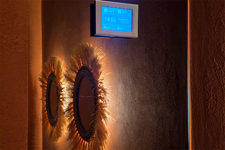 В уборной чистенько, симпатично, но&hellip; 16 градусов тепла, судя по дисплею на одном из зеркал