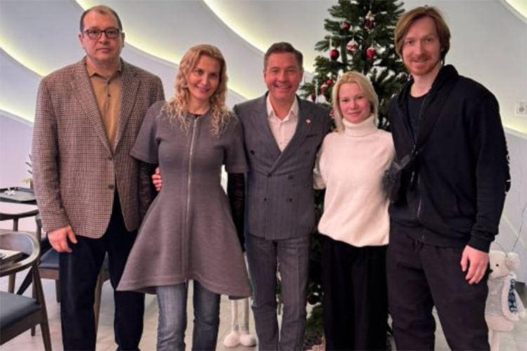 Этери Тутберидзе встретилась в Москве с министром спорта РТ Владимиром Леоновым