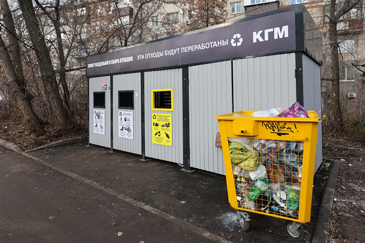 За 2025 год с расширением инфраструктуры объем вывозимых отходов из желтых контейнеров вырос за год на 39%, до 2,3 тыс. тонн