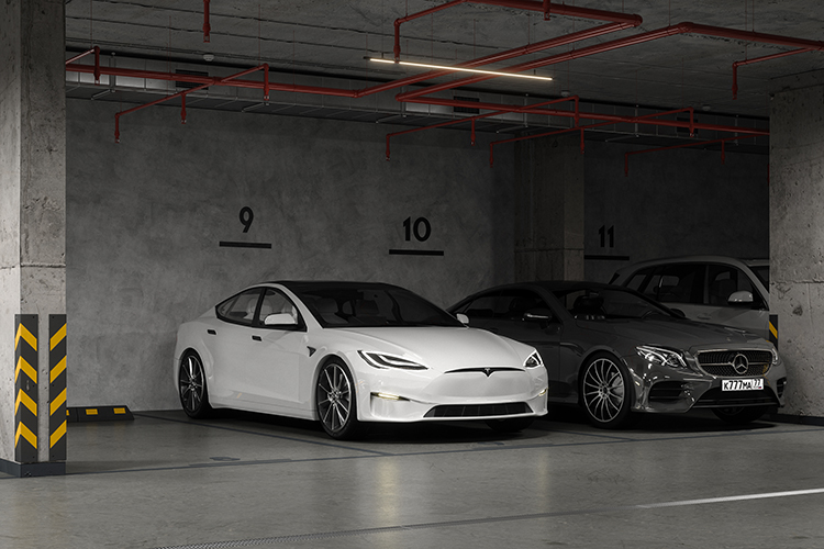 Путь резидента от машины до квартиры продуман до мелочей