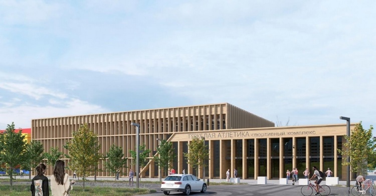 Возможный вариант оформления центра тяжелой атлетики