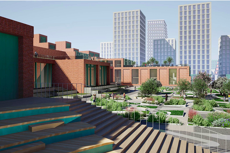 На «Новой Портовой» планируется школа нового формата с точки зрения и архитектуры, и подходов к логике пространства