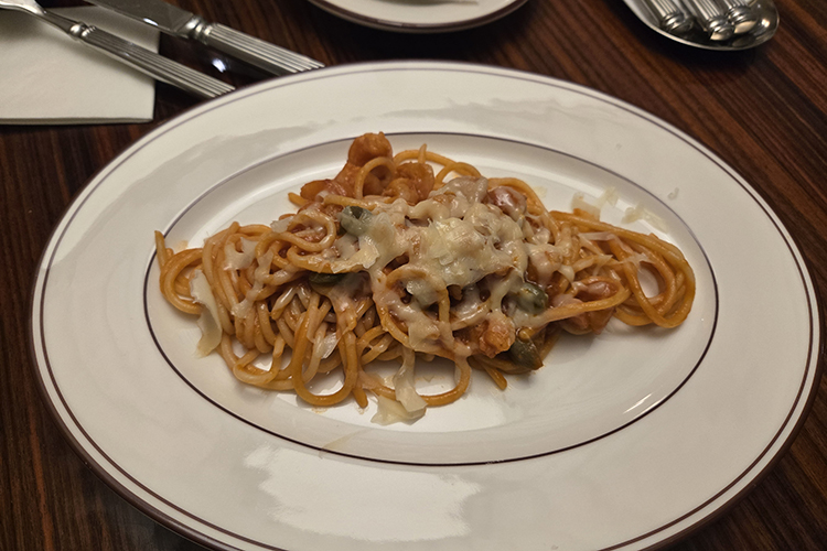 Спагетти с нано-креветками