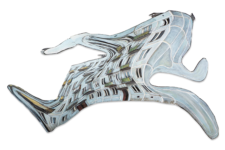 «Убегающая пятиэтажка», Д. Кудряшов