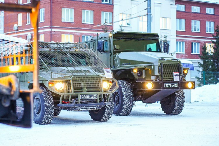 На игре организовали выставку «Росгвардии»