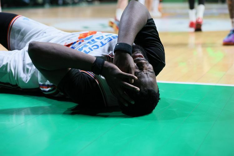 У «Пармы» габаритная команда. На фото &mdash; Терелл Картер ростом 208 см и весом 122 кг