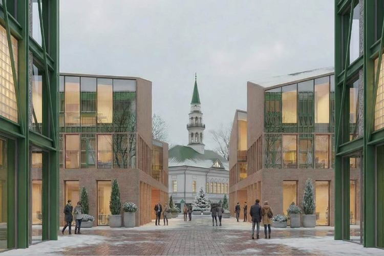 «Роль мечети «Иске Таш» усилена системой визуальных связей (прострелов) с улиц Меховщиков и Эш Урамы»