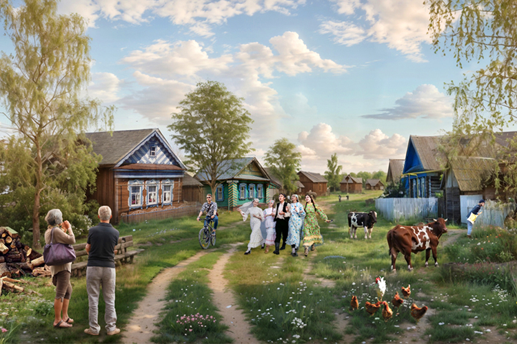 Этнопарк &mdash; это часть масштабного проекта центра гостеприимства Татарстана, в котором планируют отразить хронологию развития республики с древности до нынешних дней и даже заглянуть в будущее на пару веков вперед