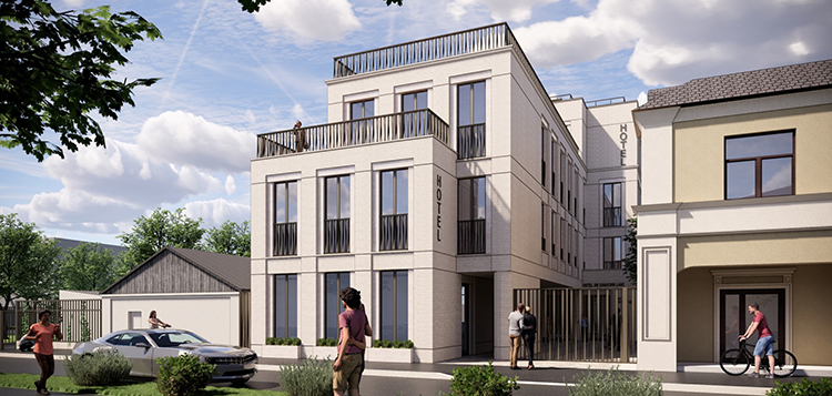 Самый маленький отель появится на переулке Саначина, напротив сквера им. Урманче