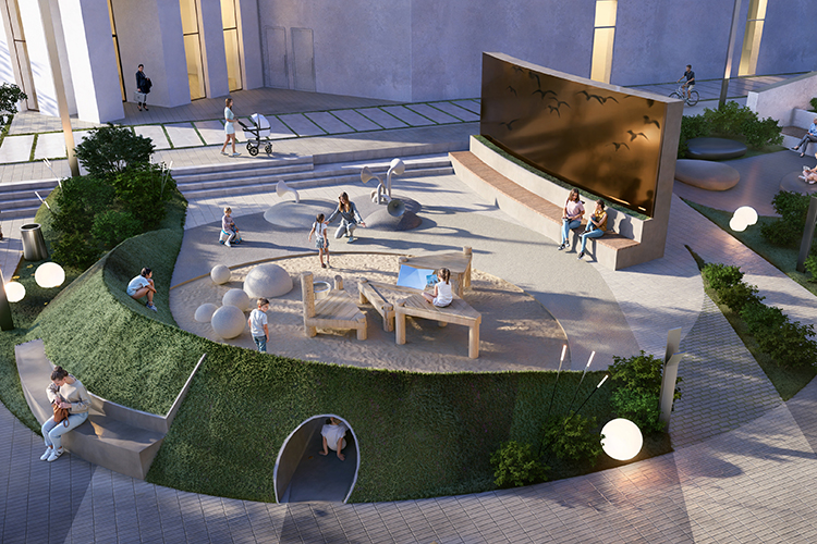 Территория ЖК также продумана