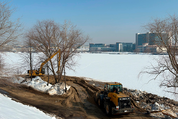 В Казани стартовало благоустройство третьей очереди набережной озера Кабан на отрезке длиной 1,5 км от ул. Нурсултана Назарбаева до мечети Аль-Марджани