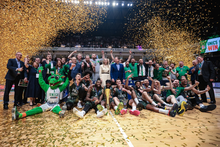 Чемпионский УНИКС сезона 2022/23. Для Перасовича это был третий титул в национальных лигах