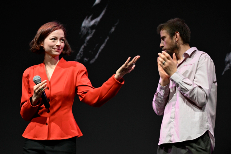 «Соня Райзман и актер Александр Паль»