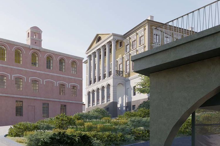 Судя по документу, прошедшему экспертизу, на первом этаже будет открытый холл с зоной отдыха, гардеробы, вестибюль, рабочие кабинеты