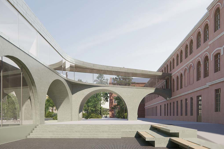 Здесь разместят общественный центр, где могут появиться выставочные пространства, офисы, коворкинги и т. д.