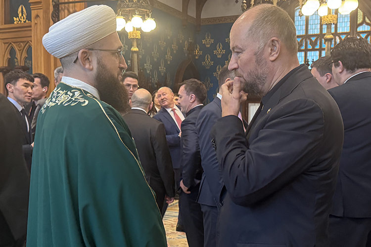 Муфтий Татарстана Камиль Самигуллин с Асгатом Сафаровым