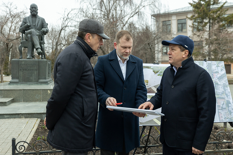 Односторонняя Нужина без парковки у «Колизея»: в Казани переосмыслят вход в Ленинский сад