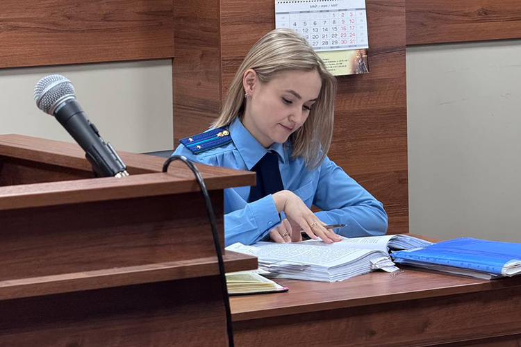 Гособвинитель &mdash; помощница прокурора по Советскому району Камиля Саттарова