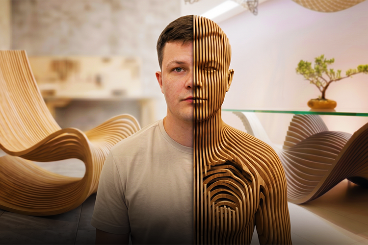 Как продать кресло-качалку на Канары: казанец превратил фанеру в космическую мебель