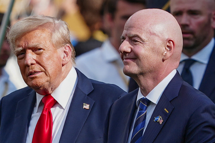 Дональд Трамп и Джанни Инфантино