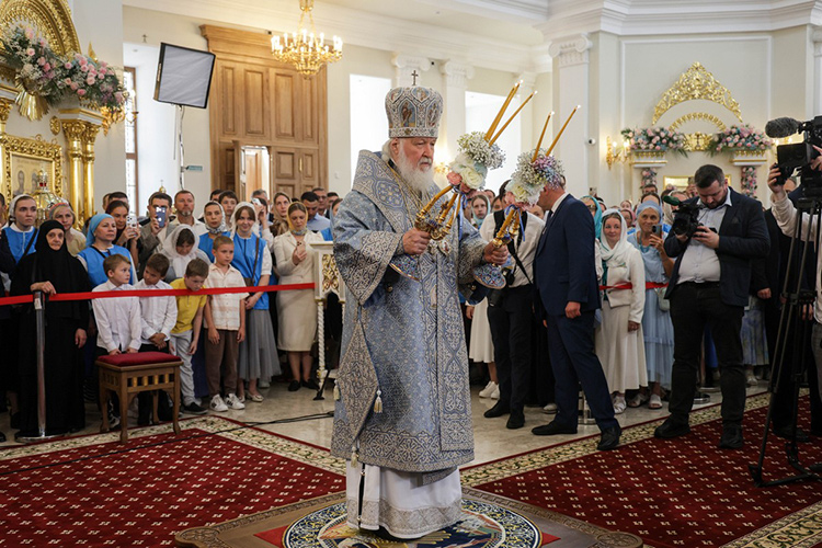 Сам факт того, что богослужение проводил лично патриарх, радовало сердца каждого из присутствующих