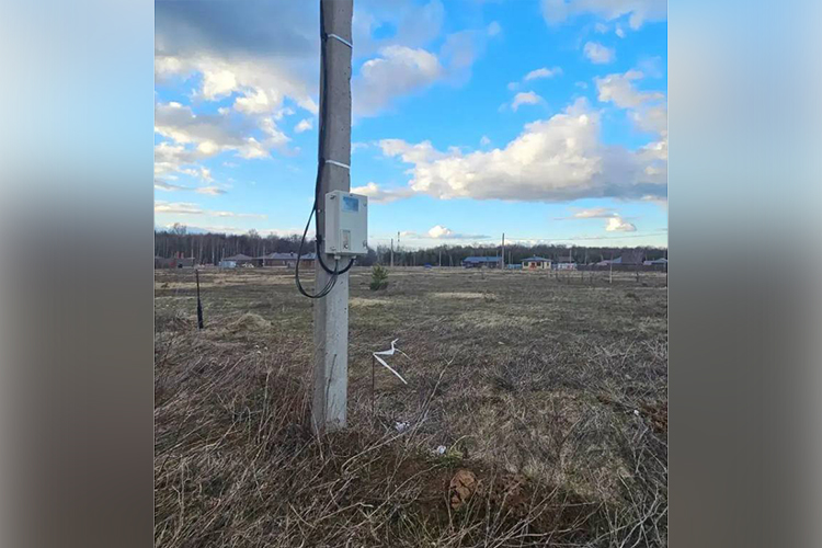 Пустой участок Степана Митрофанова, где должен был располагаться дом