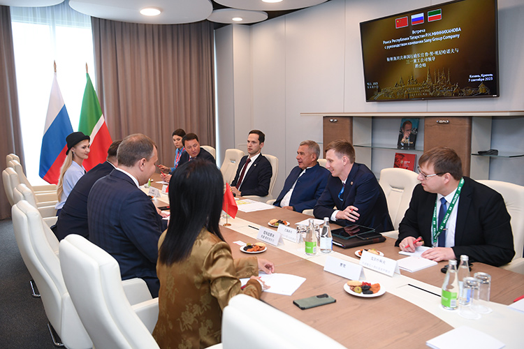 В сентябре 2023 года представители Sany приехали в Казань