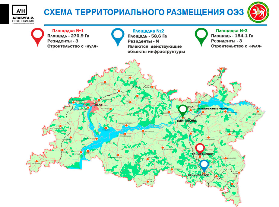 Карта альметьевского района