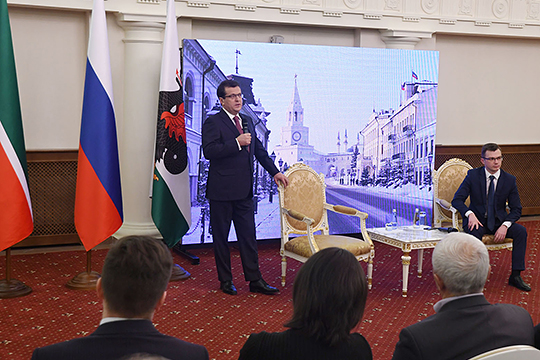 Мэр Казани Ильсур Метшин подвел итоги уходящего года на итоговой пресс-конференции в Казанской Ратуше