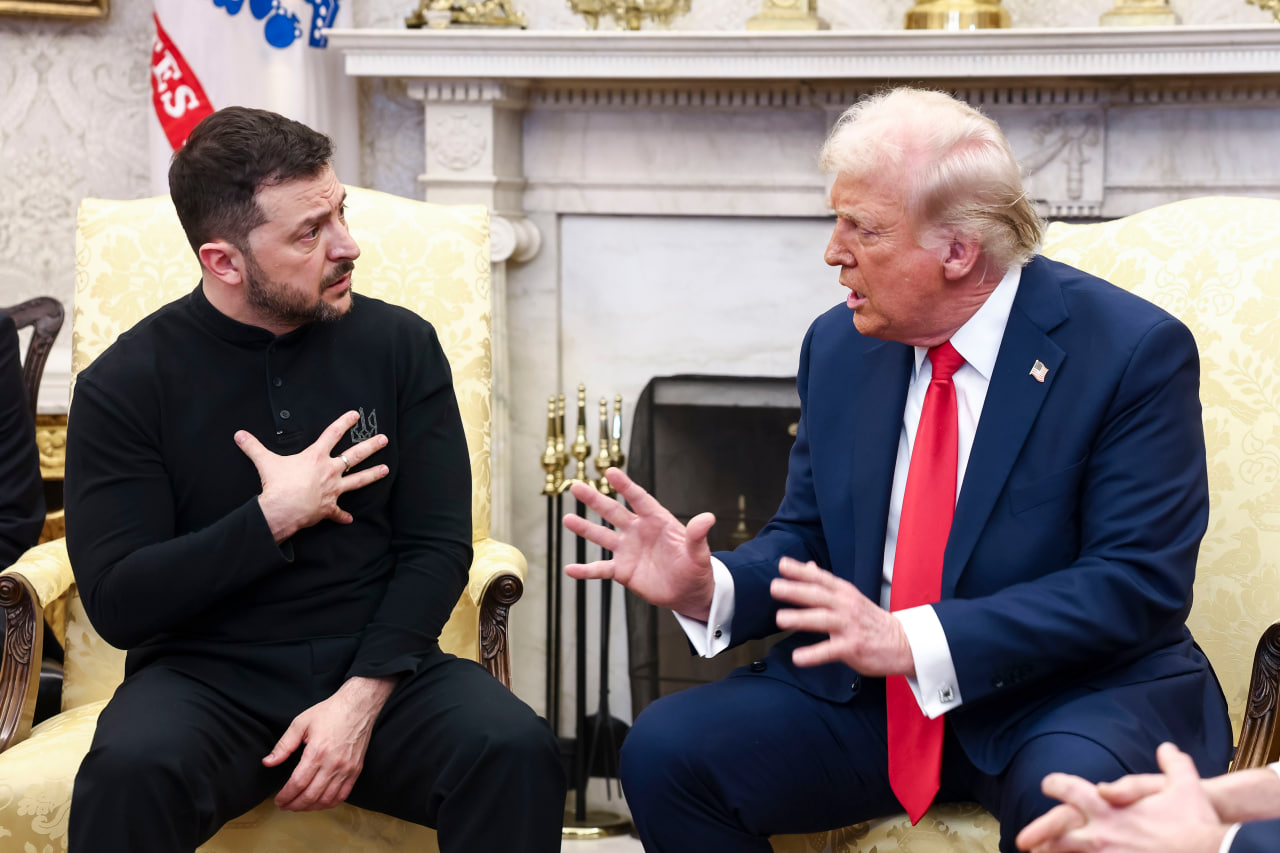 <span class="title">Владимир Зеленский и Дональд Трамп</span>