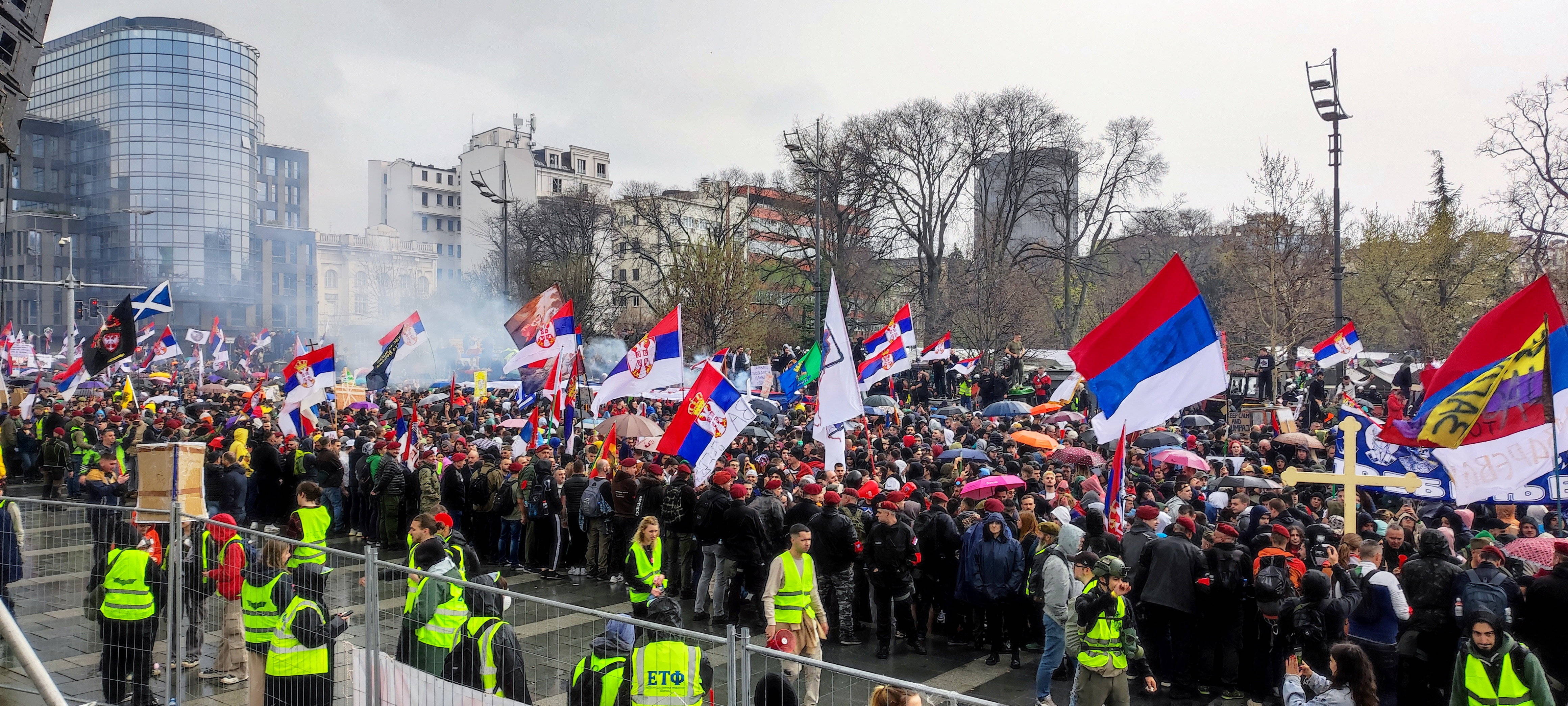 Протесты в Белграде