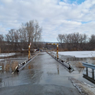 В Татарстане из-за паводка под воду ушел еще один мост