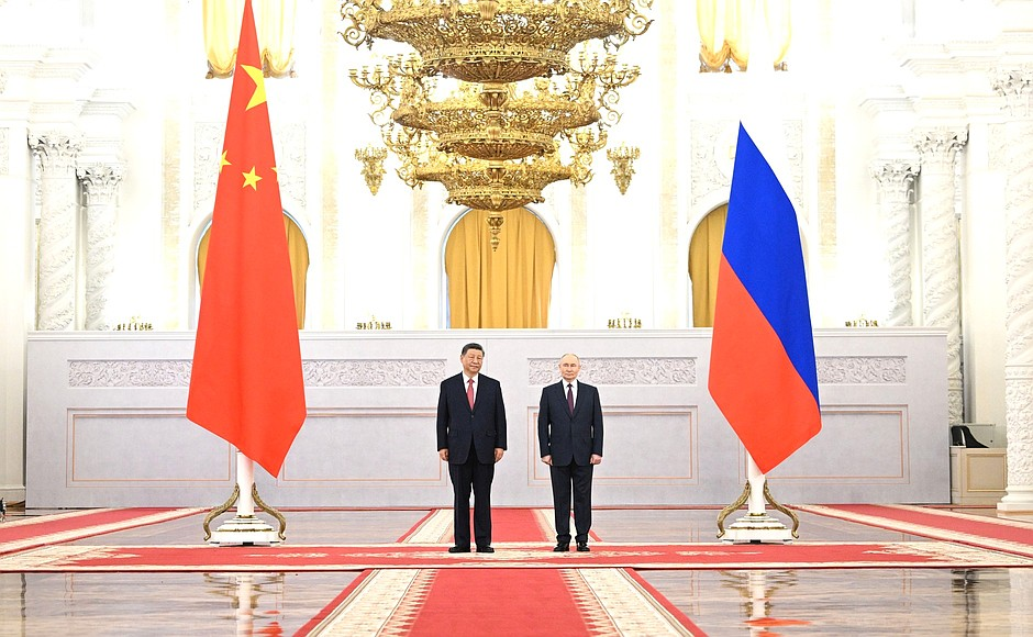 Си Цзиньпин и Владимир Путин