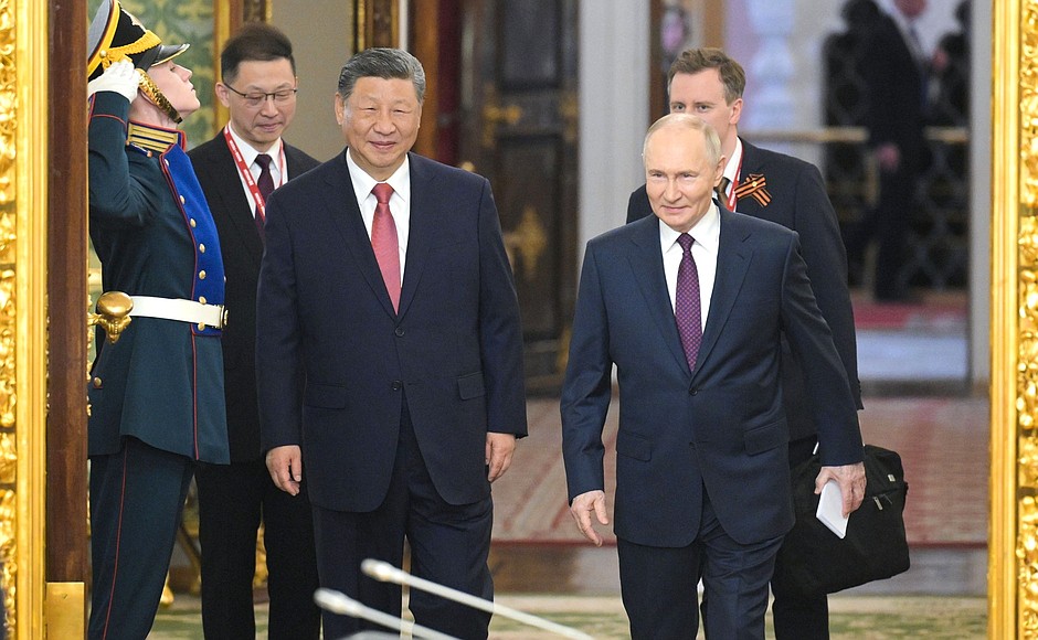Си Цзиньпин и Владимир Путин