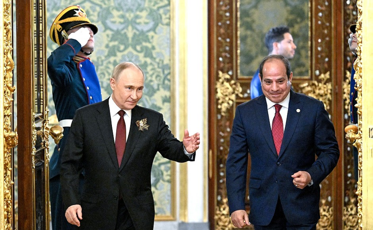 Владимир Путин и Ас-Сиси