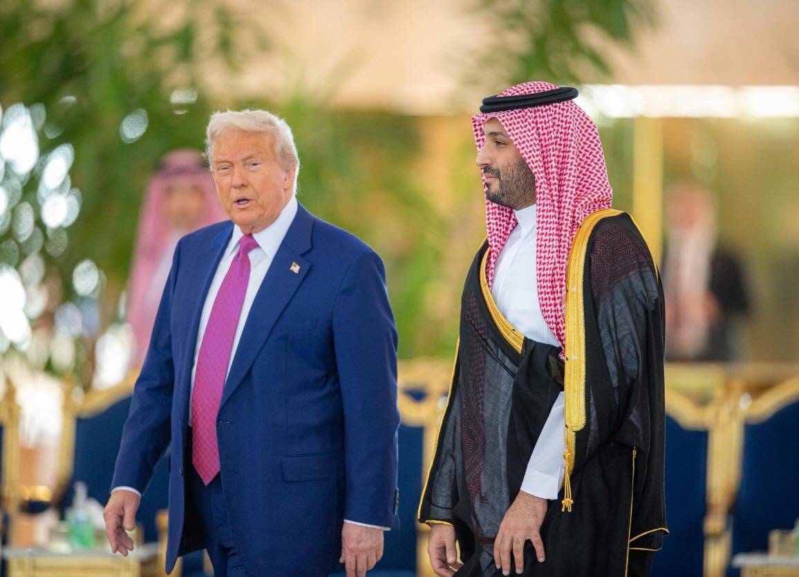 Дональд Трамп и Мухаммед ибн Салман аль-Сауд