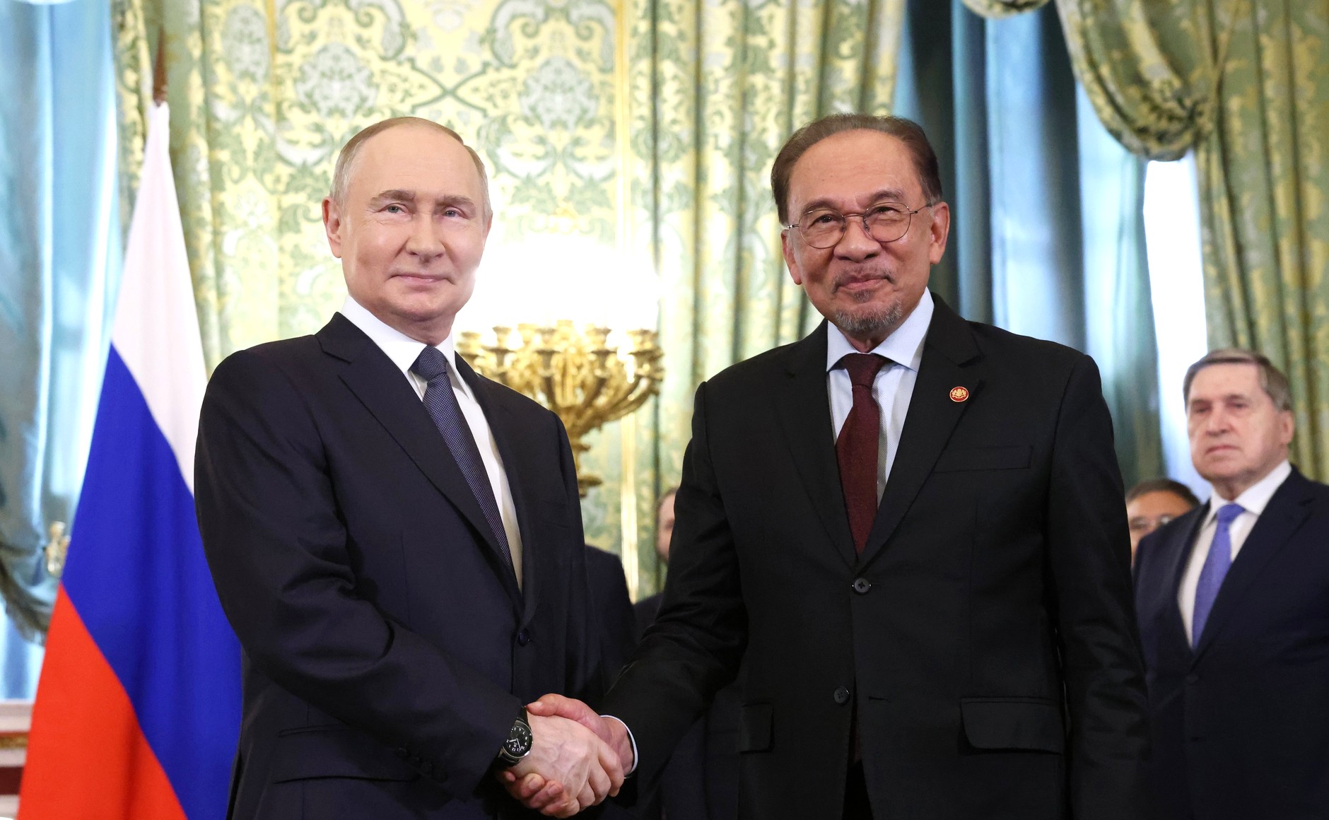 Владимир Путин и Анвар Ибрагим