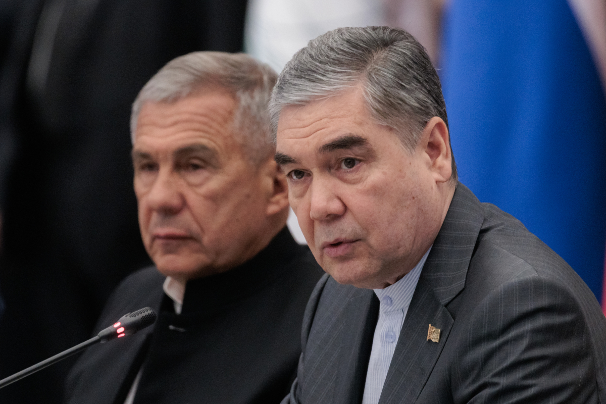 Рустам Минниханов и Гурбангулы Бердымухамедов