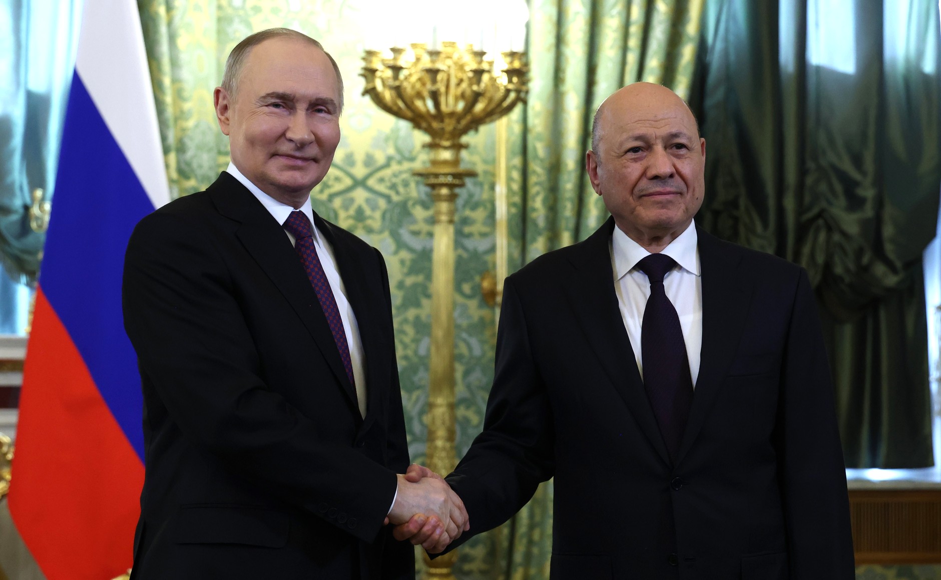 Владимир Путин и Рашад Мухаммед Аль-Алими