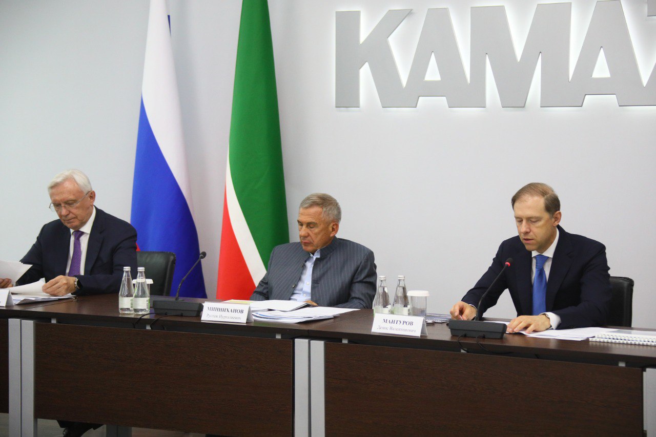 Сергей Когогин, Рустам Минниханов и Денис Мантуров